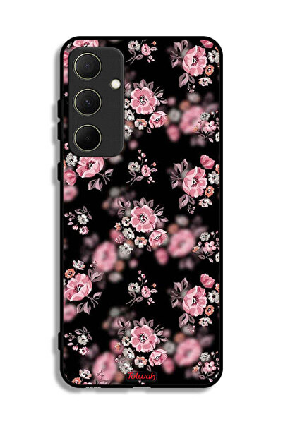 Tolwak Samsung Galaxy A35 5G Protective Case Cover Portrait Flowers Pattern