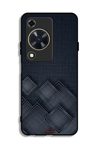 Tolwak غطاء حماية لهاتف هواوي إنجوي 70 بنقشة مربعات على القماش