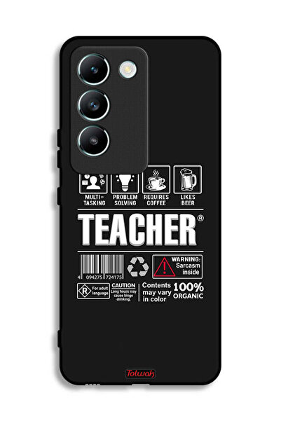 Tolwak Vivo V30 Lite 4G Protective Case Cover Teacher Sticker
