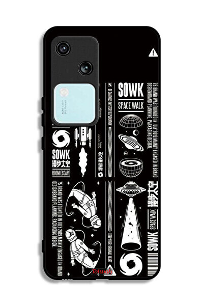 Tolwak غطاء حماية لهاتف Vivo S18 5G ملصق Sowk Space Walk