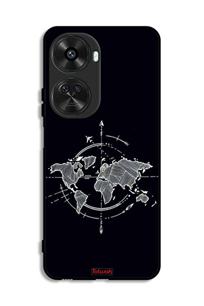 Tolwak غطاء حماية لهاتف هواوي نوفا 11 SE برسومات البوصلة