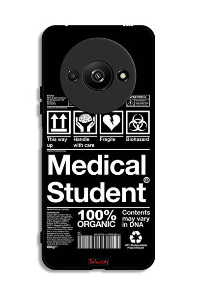 Tolwak غطاء حماية لهاتف Xiaomi Redmi A3 4G، ملصق طالب الطب