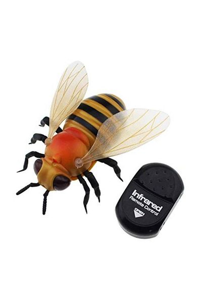 dalimag Interactive Honeybee Toy with Remote Control for Kids, 12 cm x 7.5 cm, Yellow, Dalimag