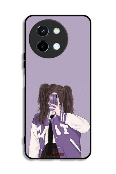 Tolwak غطاء حماية لهاتف Vivo Y38 5G لالتقاط صورة سيلفي