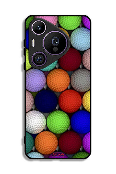 Tolwak غطاء حماية لهاتف هواوي بيورا 70 برو - كرات فنية تجريدية