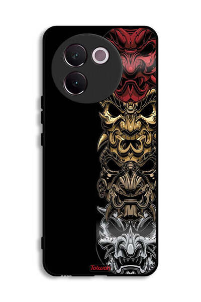 Tolwak Vivo V30e 5G Protective Case Cover Heads Art