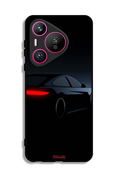 Tolwak غطاء حماية لهاتف هواوي بيورا 70 - سيارة داكنة
