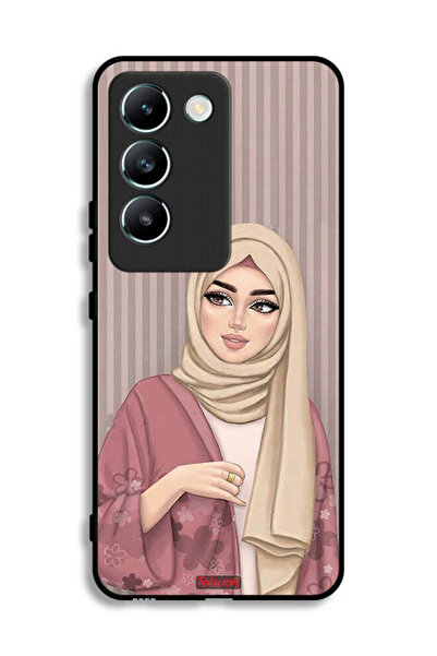 Tolwak Vivo V30 Lite 4G Protective Case Cover Hijab Girl Art