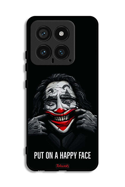 Tolwak غطاء حماية لهاتف Xiaomi 14 بوجه سعيد