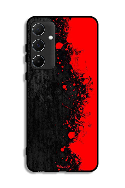 Tolwak Samsung Galaxy A55 5G Protective Case Cover Paint Abstract Pattern