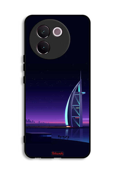Tolwak غطاء حماية لهاتف فيفو V30e 5G - فن برج العرب الرقمي