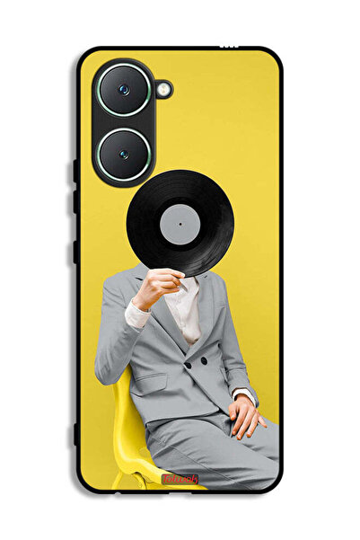 Tolwak غطاء حماية لهاتف Vivo Y03 4G برسومات تجريدية لفن الدي جي