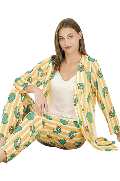 Elora Women's Pajama Set 3 Pcs