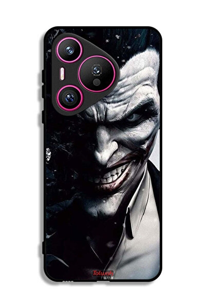 Tolwak غطاء حماية لهاتف هواوي بيورا 70 بتصميم نصف وجه جوكر