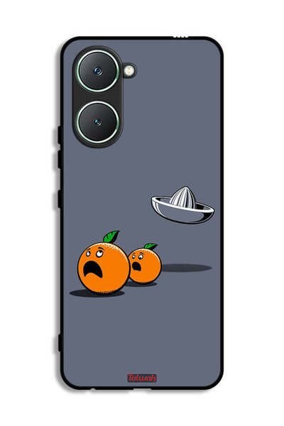 Tolwak غطاء حماية لهاتف Vivo Y03 4G بتصميم فني رقمي بسيط وفكاهي