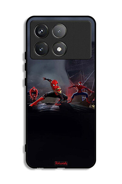 Tolwak غطاء حماية لهاتف شاومي ريدمي K70 برو بثلاثة عناكب