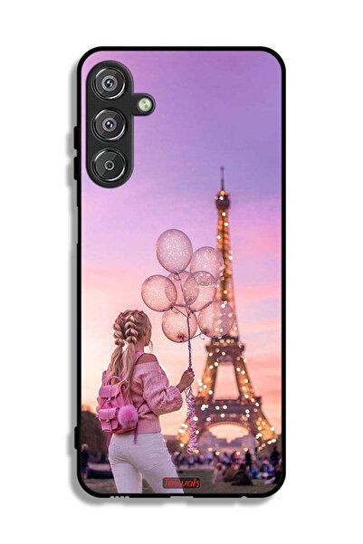 Tolwak غطاء حماية لهاتف سامسونج جالاكسي M15 5G بطبعة فتاة تحمل بالونات