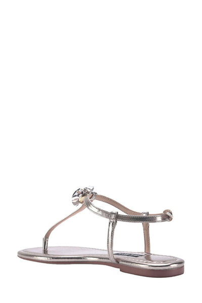 Nine West ARTEMIS 3FX Gold Women's Flat Sandals