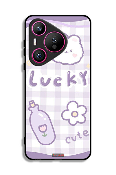 Tolwak غطاء حماية لهاتف هواوي بيورا 70 - لطيف ومحظوظ