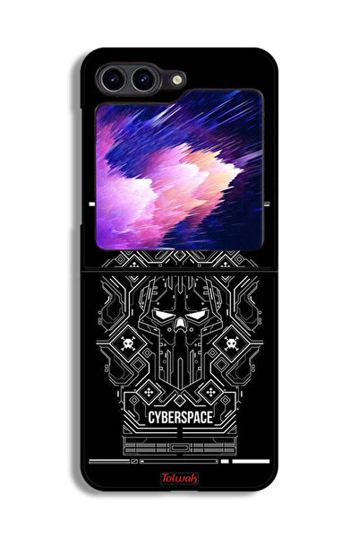 Tolwak غطاء حماية لهاتف Samsung Galaxy Z Flip6 - Cyberspace