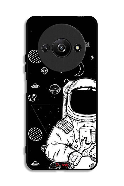 Tolwak Xiaomi Redmi A3 4G Protective Case Cover Astronaut Art