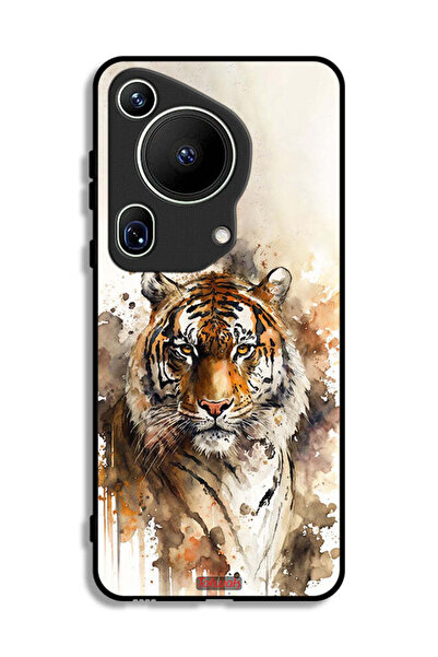 Tolwak غطاء حماية فائق من هواوي بيورا 70 بتصميم فن تجريدي من جلد الفهد