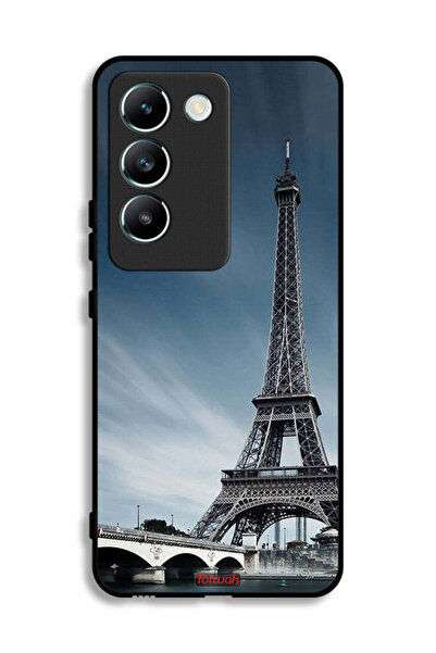 Tolwak Vivo V30 Lite 4G Protective Case Cover Eiffel Tower