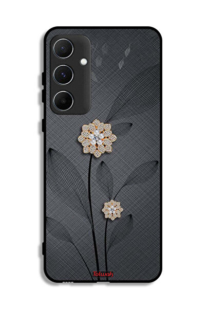 Tolwak غطاء حماية لهاتف سامسونج جالاكسي A55 5G برسومات زهور ماسية