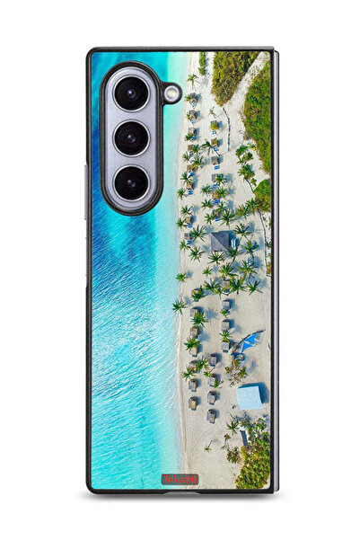 Tolwak غطاء حماية لهاتف سامسونج جالاكسي زد فولد 6 - شاطئ