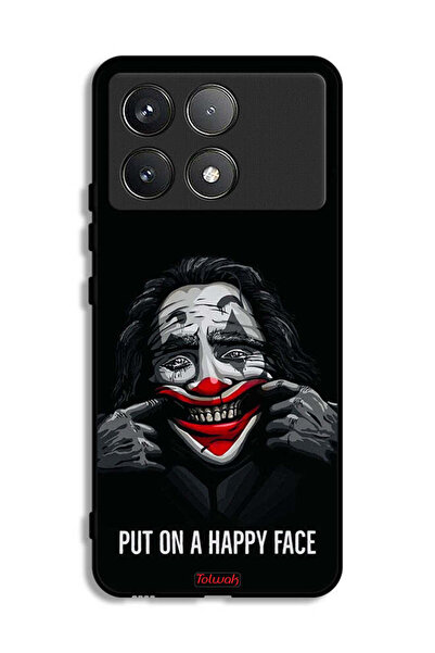 Tolwak غطاء حماية لهاتف شاومي ريدمي K70 برو بوجه سعيد