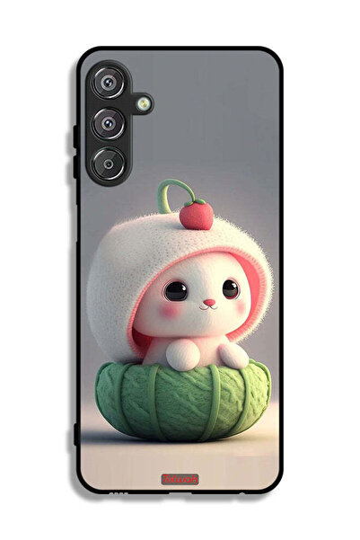 Tolwak غطاء حماية لهاتف سامسونج جالاكسي M15 5G بتصميم أرنب صغير لطيف