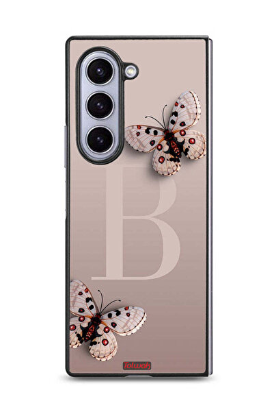 Tolwak غطاء حماية لهاتف سامسونج جالاكسي زد فولد 6 بنقشة الفراشات