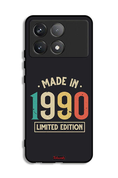 Tolwak غطاء حماية لهاتف Xiaomi Redmi K70، إصدار محدود، صنع عام 1990