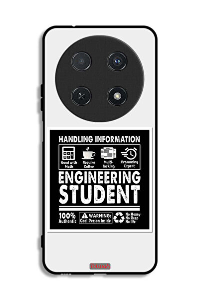 Tolwak غطاء حماية لهاتف هواوي نوفا 12i، ملصق طالب هندسة