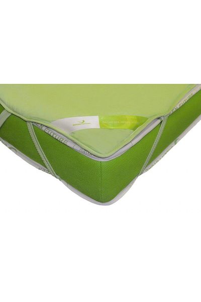 Green Future Protecție saltea impermeabilă pentru copii Nature Bamboo 60x120 cm, verde