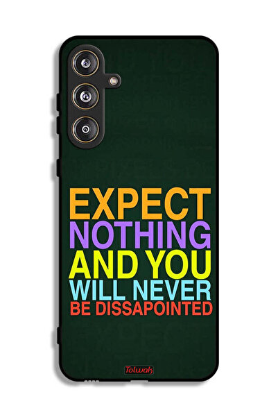 Tolwak Samsung Galaxy M55 5G Protective Case Cover Expect Nothing And You Wil...