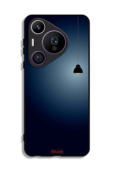 Tolwak غطاء حماية لهاتف هواوي بيورا 70 برو مع إضاءة فنية معلقة