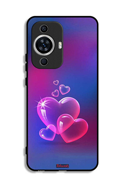 Tolwak غطاء حماية لهاتف هواوي نوفا 12 لايت بنقشة قلوب الماء