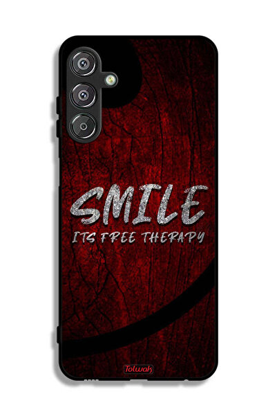 Tolwak Samsung Galaxy F15 5G Protective Case Cover Smile Its Free Therapy