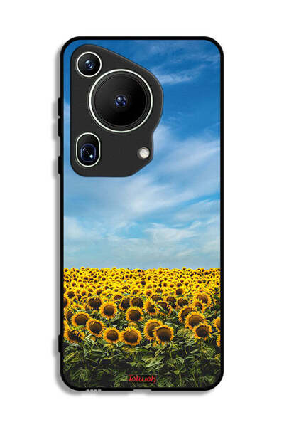 Tolwak غطاء حماية فائق لهاتف هواوي بيورا 70 - عباد الشمس تحت السماء