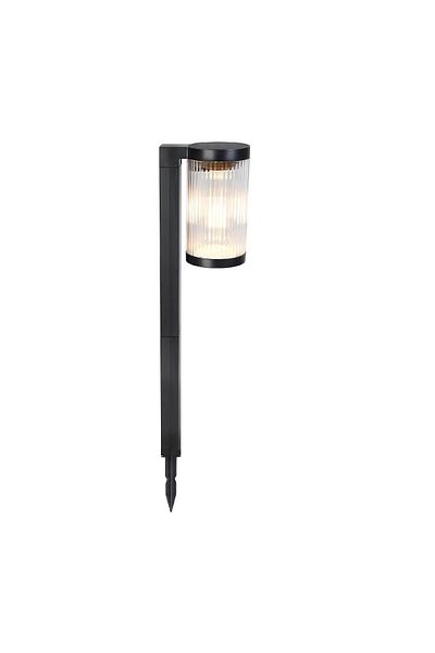 divendi-ro Decorative Solar Garden Lamp, IP65, 58 cm high, Black