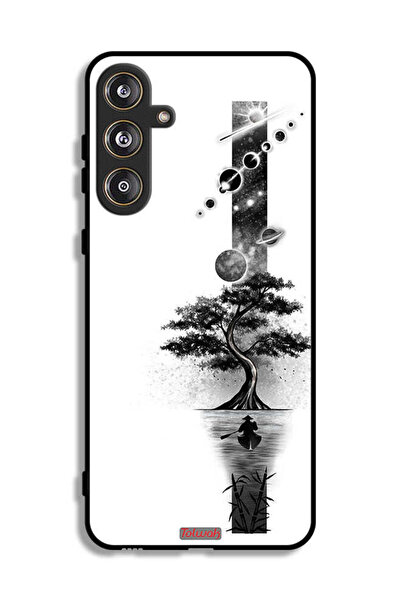 Tolwak Samsung Galaxy M55 5G Protective Case Cover Earth Space Art