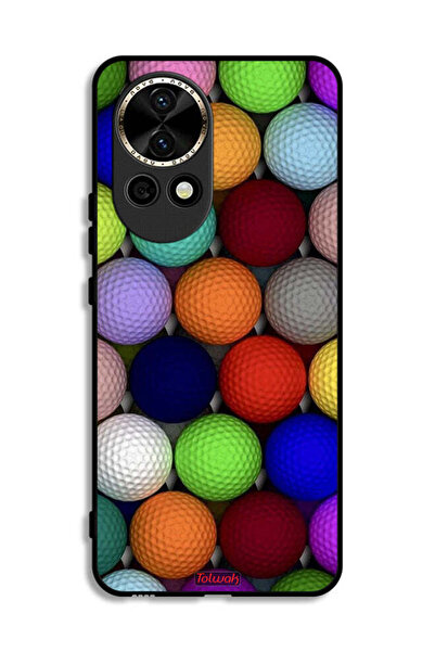 Tolwak Huawei nova 12 5G Protective Case Cover Balls Abstract Art