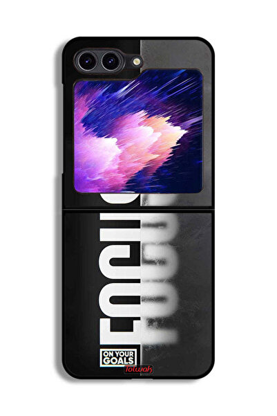Tolwak غطاء حماية لهاتف Samsung Galaxy Z Flip6 - ركز على أهدافك