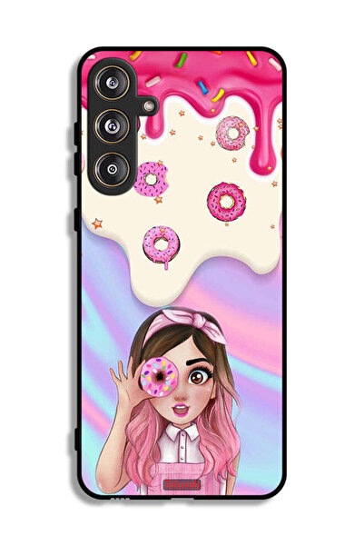 Tolwak غطاء حماية لهاتف سامسونج جالاكسي M55 5G يحمل صورة دونات