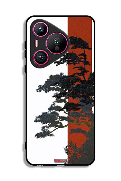 Tolwak غطاء حماية لهاتف هواوي بيورا 70 بتصميم شجرة
