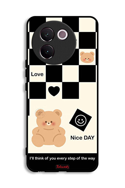 Tolwak غطاء حماية لهاتف Vivo V30e 5G سأفكر فيك في كل خطوة على الطريق