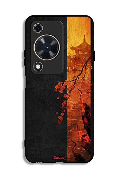 Tolwak Huawei Enjoy 70 Protective Case Cover Autumn Colors Art