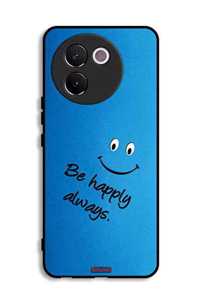 Tolwak غطاء حماية Vivo V30e 5G كن سعيدًا دائمًا