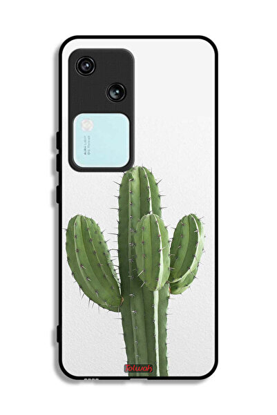 Tolwak غطاء حماية لهاتف Vivo S18 5G بنقشة نبات الصبار